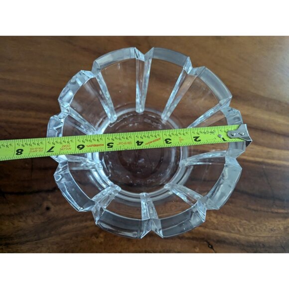 VTG Orrefors Stenhammar Clear Crystal Centerpiece Bowl Sweden 7" - Picture 5 of 9